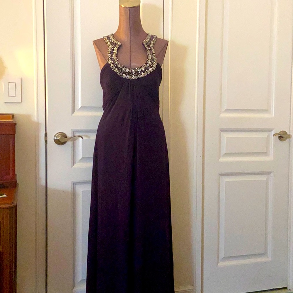 JS BOUTIQUE Dark purple Evening  gown
